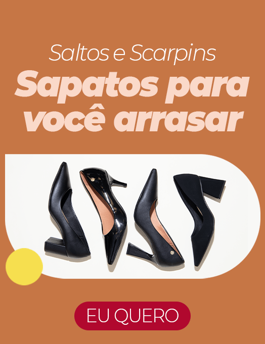 Seleção Sapatos: Scarpin e Salto Alto