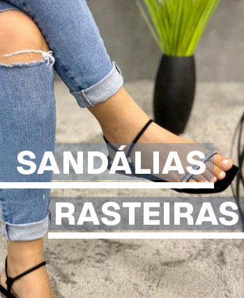 Seleção exclusiva de Sandália Rasteiras