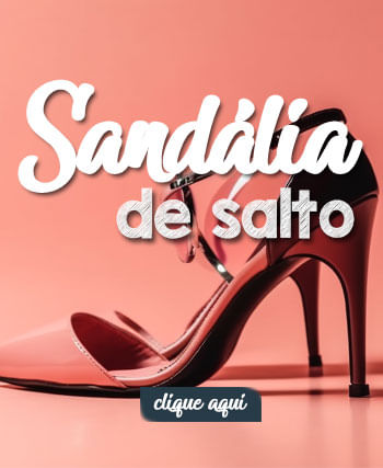 Sandália Salto Passarela